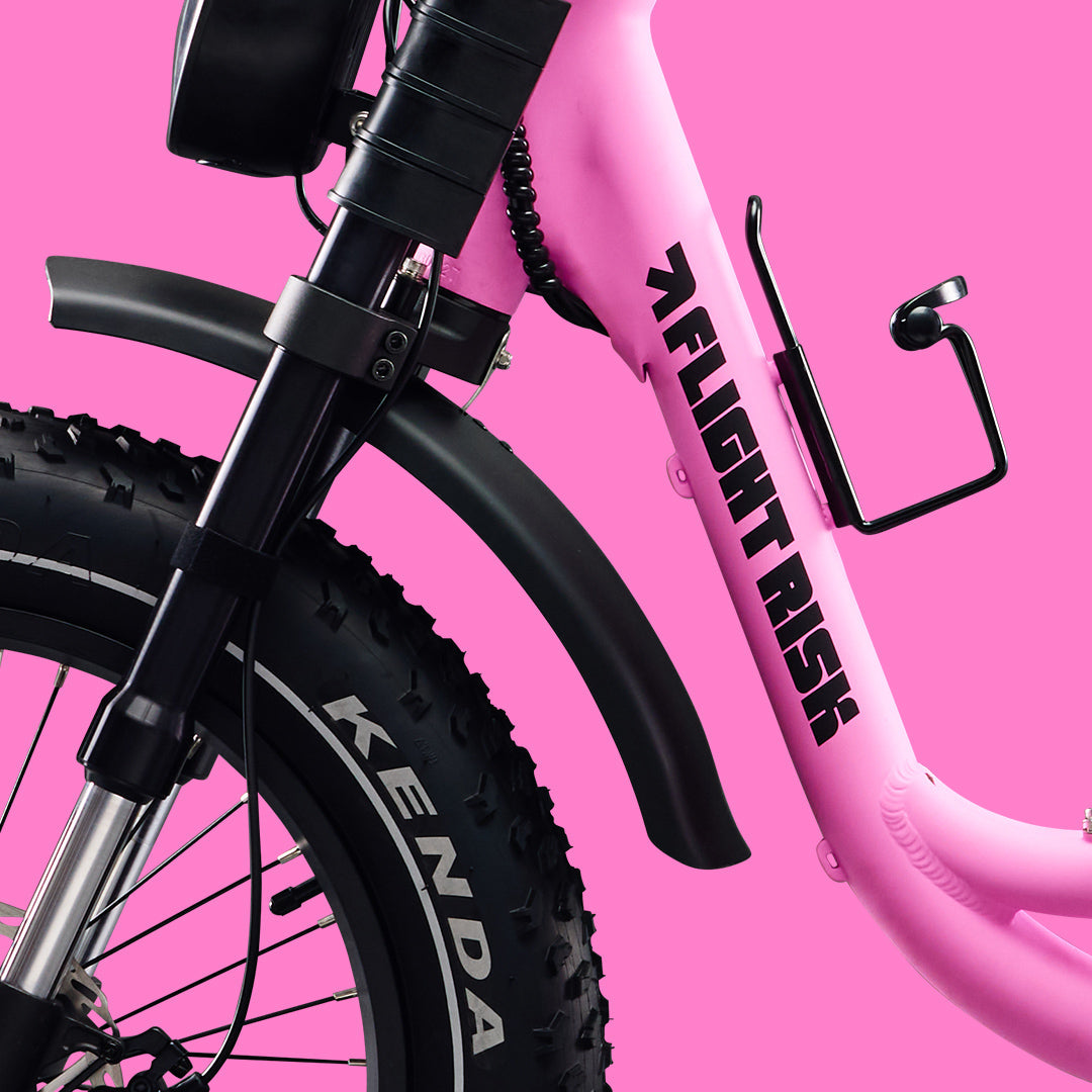 Pink electric bike from Flight Risk Australia - FR303