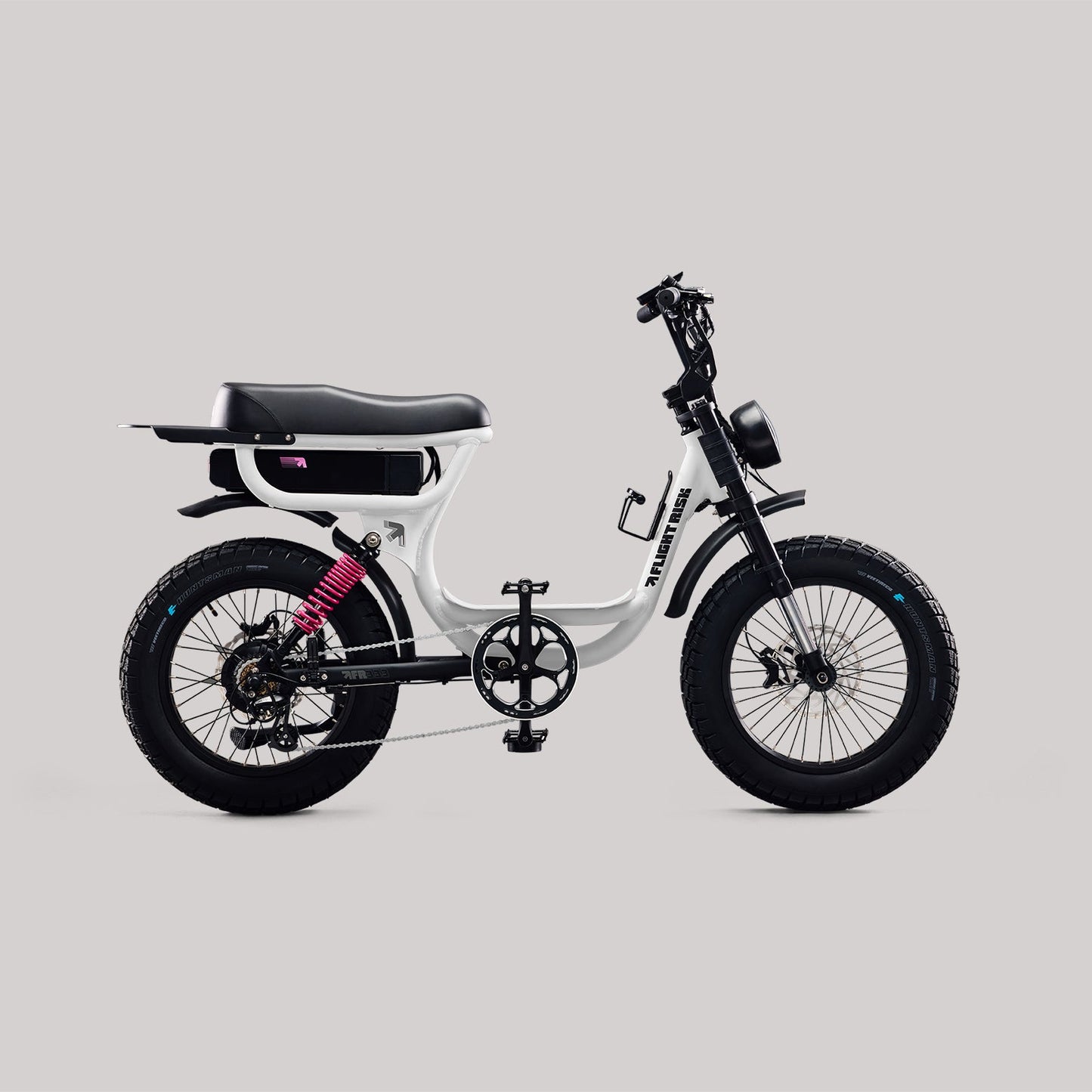 White step-thru ebike in Australia the FR333 from Flight Risk