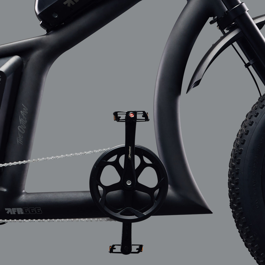 Fr666 Flight Risk FR666 - BLACK E-bike with Outlaw Style | Flight Risk – Zooz Bikes