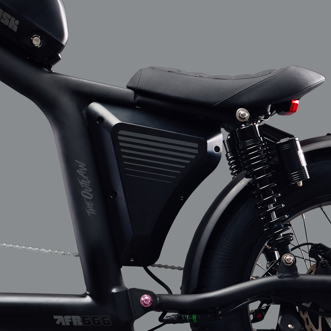 Fr666 Flight Risk FR666 - BLACK E-bike with Outlaw Style | Flight Risk – Zooz Bikes