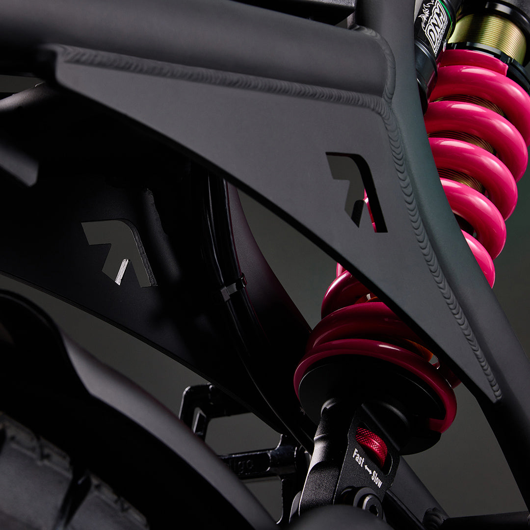 FR777 e-bike with suspension from Flight Risk Australia