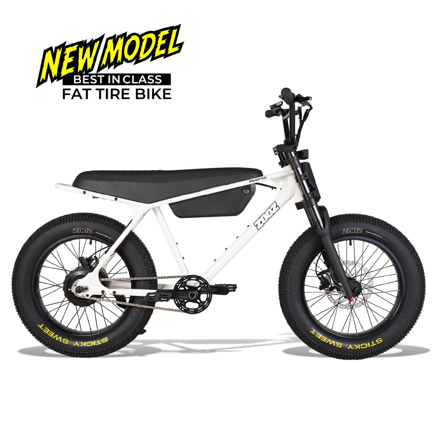 ZOOPER Spark White side view