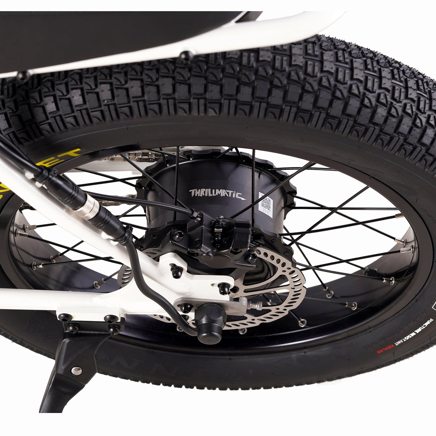 ZOOPER Spark White rear brake